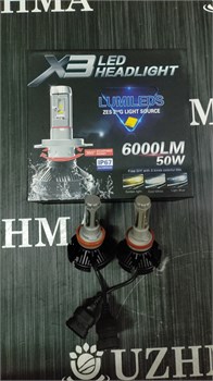 Лампа автомобильная LED Headlight 6000LM X3 H11 12V    X3 H11 12V - фото 35