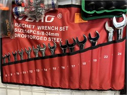 Набор гаечных ключей в сумке NoName 14 предметов 14pc - фото 5010