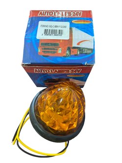 Проблесковый маяк NoName 24V 1.44W желтый SQ-C-009-Y SQ-C-009-Y 12/24V - фото 6038