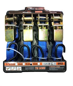 Набор стяжек для груза Tie Down 5 м 800 кг 8862 8862 - фото 6304