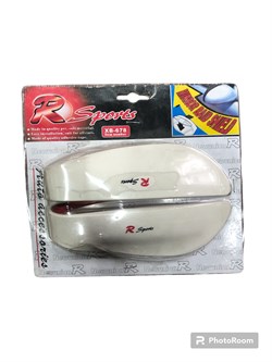Ветровики на боковые зеркала RSport белый XB-678-1 - фото 6336