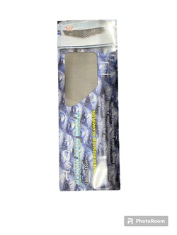 Алюминевая сетка радиатора Черная Мелкая  100X33 СМ BD-0016-1 - фото 6483