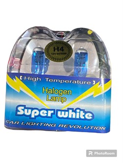 Лампа галогеновая Super White H4 12V 60/55W 9204 - фото 6525