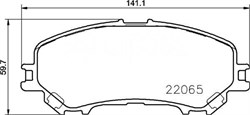 Колодки Тормозные Дисковые PF2804 PF2804 - фото 7242