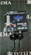 Лампа автомобильная LED Headlight 6000LM X3 H3 12V    X3 H3 12V