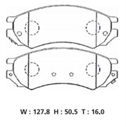 Колодки тормозные дисковые PF2188 передние PF2188