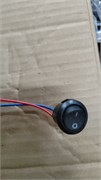 Переключатель автомобильный NoName с проводом черный 2pin   2pin-1