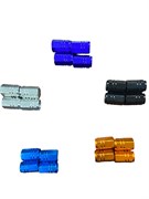 Колпачки на ниппель алюминиевые NoName 4 шт 8628