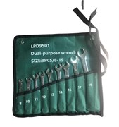 Набор ключей комбинированных 9 предметов № 8-19 LPD9501