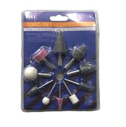 Насадки шлифовальные Reli 1/4-1/8 дюйма 10 шт  ZP-1011