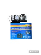 Компрессор для подкачки колес 2-х цилиндровый  DV12V 628-4X4