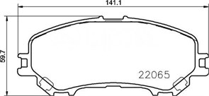 Колодки Тормозные Дисковые PF2804 PF2804