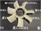 Крыльчатка вентилятора Toyota Crown 1JZ 16361-46040 - фото 1156